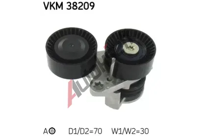 SKF Napnac kladka drkovho klnovho emenu SK VKM38209, VKM 38209