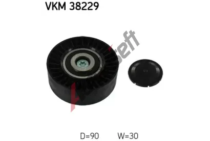 SKF Vratn / vodic kladka drkovho klnovho emenu SK VKM38229, VKM 38229
