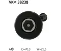 SKF Napnac kladka - ebrovan klnov emen SK VKM38238, VKM 38238