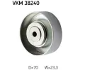 SKF Vratn/vodc kladka - klnov ebrov emen SK VKM38240, VKM 38240