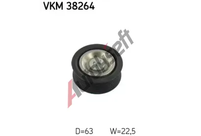 SKF Vratná / vodicí kladka drážkového klínového řemenu SK VKM38264, VKM 38264  SKF Vratná / vodicí kladka drážkového klínového řemenu SK VKM38264, VKM 38264