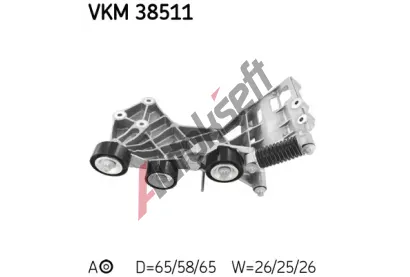 SKF Napnac kladka drkovho klnovho emenu SK VKM38511, VKM 38511