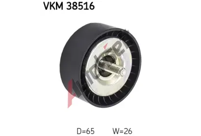 SKF Vratn / vodic kladka drkovho klnovho emenu SK VKM38516, SK VKM 38516