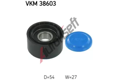 SKF Vratn/vodc kladka - klnov ebrov emen SK VKM38603, VKM 38603
