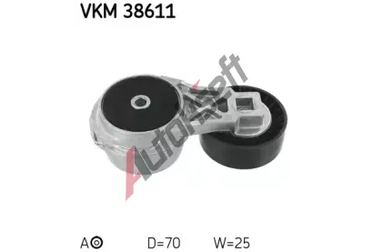 SKF Napnac kladka drkovho klnovho emenu SK VKM38611, VKM 38611