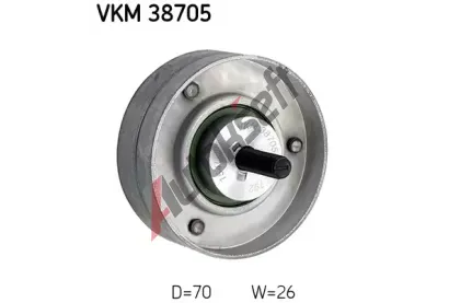 SKF Vratn/vodc kladka - klnov ebrov emen SK VKM38705, VKM 38705