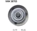 SKF Vratn/vodc kladka - klnov ebrov emen SK VKM38705, VKM 38705