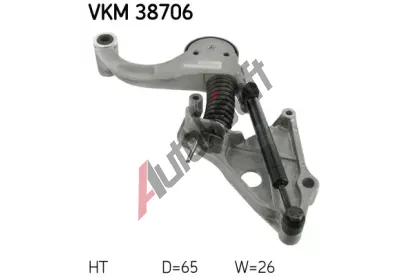 SKF Napnac kladka drkovho klnovho emenu SK VKM38706, VKM 38706