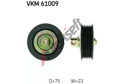 SKF Vratn/vodc kladka - klnov ebrov emen SK VKM61009, VKM 61009