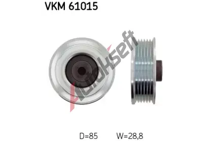 SKF Vratn/vodc kladka - klnov ebrov emen SK VKM61015, VKM 61015