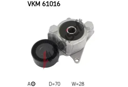 SKF Napnac kladka - ebrovan klnov emen SK VKM61016, VKM 61016