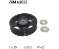 Vratn / vodic kladka drkovho klnovho emenu SKF ‐ SK VKM61022
