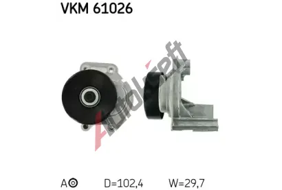 SKF Napnk drkovho klnovho emenu SK VKM61026, VKM 61026