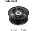 Vratn� / vodic� kladka dr�kov�ho kl�nov�ho �emenu&nbsp;SKF&nbsp;&dash;&nbsp;SK VKM61027