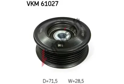 SKF Vratn�/vod�c� kladka - kl�nov� �ebrov� �emen SK VKM61027, VKM 61027