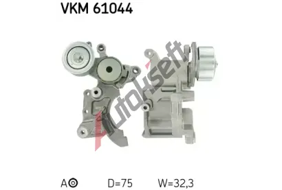 SKF Napnac kladka - ebrovan klnov emen SK VKM61044, VKM 61044