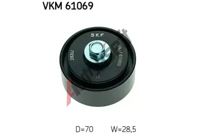 SKF Vratn/vodc kladka - klnov ebrov emen SK VKM61069, VKM 61069