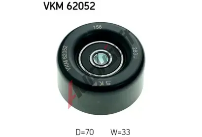 SKF Vratn / vodic kladka drkovho klnovho emenu SK VKM62052, VKM 62052