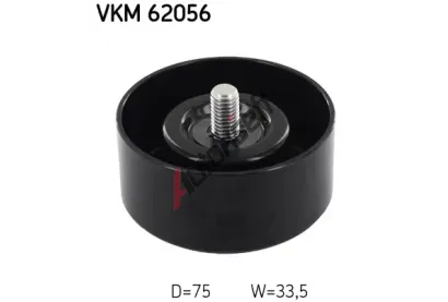 SKF Vratn� / vodic� kladka dr�kov�ho kl�nov�ho �emenu SK VKM62056, VKM 62056