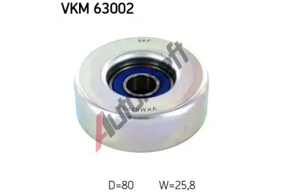 SKF Vratn/vodc kladka - klnov ebrov emen SK VKM63002, VKM 63002