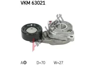 SKF Napnac kladka - ebrovan klnov emen SK VKM63021, VKM 63021