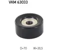 Vratn / vodic kladka drkovho klnovho emenu SKF ‐ SK VKM63033