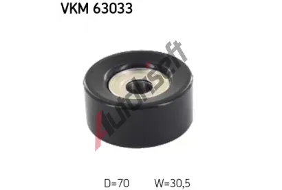 SKF Vratná / vodicí kladka drážkového klínového řemenu SK VKM 63033, SK VKM63033 SKF Vratná / vodicí kladka drážkového klínového řemenu SK VKM 63033, SK VKM63033