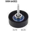 SKF Vratn/vodc kladka - klnov ebrov emen ‐ SK VKM64003