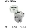 SKF Napnac kladka - ebrovan klnov emen ‐ SK VKM64004
