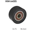 Vratn / vodic kladka drkovho klnovho emenu SKF ‐ SK VKM64005