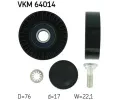 Vratn / vodic kladka drkovho klnovho emenu SKF ‐ SK VKM64014