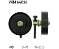 SKF Vratn� / vodic� kladka dr�kov�ho kl�nov�ho �emenu&nbsp;&dash;&nbsp;SK VKM64016
