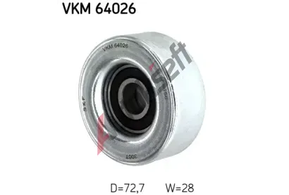 SKF Vratn / vodic kladka drkovho klnovho emenu SK VKM64026, VKM 64026