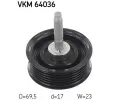 Vratn� / vodic� kladka dr�kov�ho kl�nov�ho �emenu&nbsp;SKF&nbsp;&dash;&nbsp;SK VKM64036