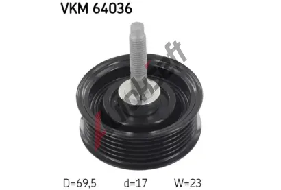 SKF Vratn� / vodic� kladka dr�kov�ho kl�nov�ho �emenu SK VKM 64036, SK VKM64036