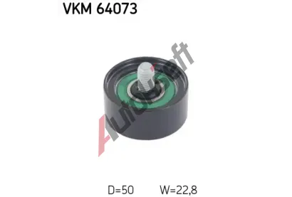 SKF Vratn / vodic kladka drkovho klnovho emenu SK VKM64073, SK VKM 64073