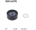 Napnac kladka drkovho klnovho emenu SKF ‐ SK VKM64078