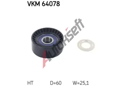 SKF Nap�n�k dr�kov�ho kl�nov�ho �emenu SK VKM 64078, SK VKM64078