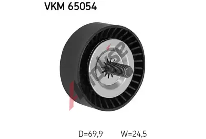 SKF Vratn/vodc kladka - klnov ebrov emen SK VKM65054, VKM 65054