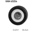 SKF Vratn/vodc kladka - klnov ebrov emen SK VKM65054, VKM 65054