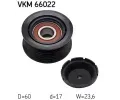 SKF Vratn/vodc kladka - klnov ebrov emen SK VKM66022, VKM 66022