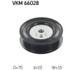 Vratn / vodic kladka drkovho klnovho emenu SKF ‐ SK VKM66028