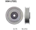 Vratn / vodic kladka drkovho klnovho emenu SKF ‐ SK VKM67001