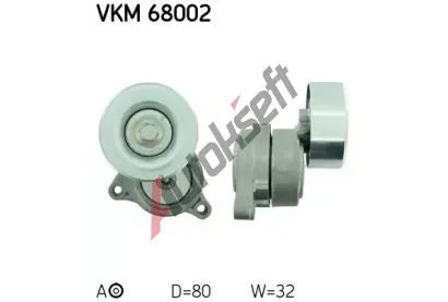 SKF Napnac kladka - ebrovan klnov emen SK VKM68002, VKM 68002