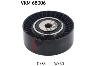 SKF Vratn� / vodic� kladka dr�kov�ho kl�nov�ho �emenu SK VKM68006, VKM 68006