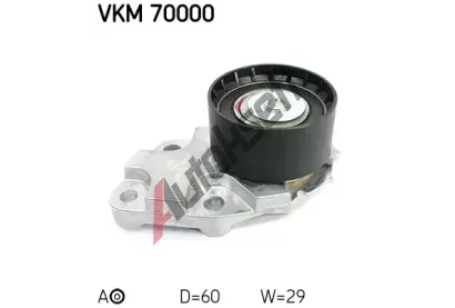 SKF Napnac kladka - ozuben emen SK VKM70000, VKM 70000