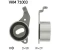 SKF Napnac kladka - ozuben emen ‐ SK VKM71003