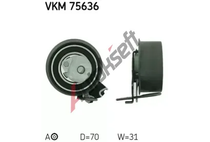 SKF Nap�nac� kladka - ozuben� �emen SK VKM75636, VKM 75636