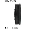 SKF emenice - klikov hdel SK VKM93104, VKM 93104