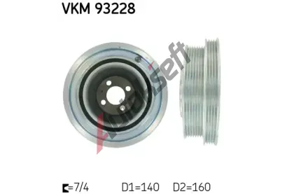 SKF emenice - klikov hdel SK VKM93228, VKM 93228